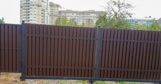 Купить распашные ворота из штакетника Котлас, цена от 2745 руб.